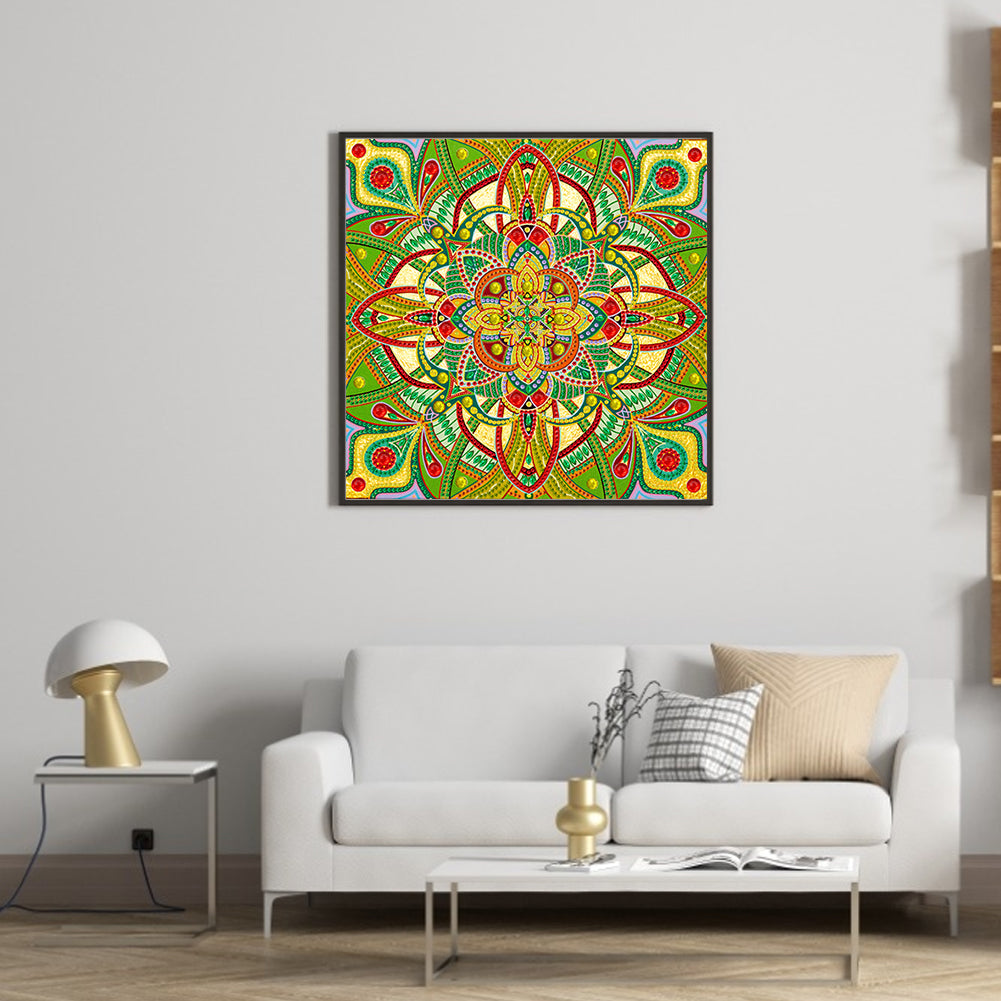 Mandala - Special Shaped Drill Diamond Painting 30*30cm