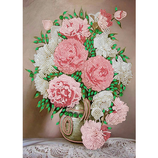 Ornament Vase - Special Shaped Drill Diamond Painting 30*40CM