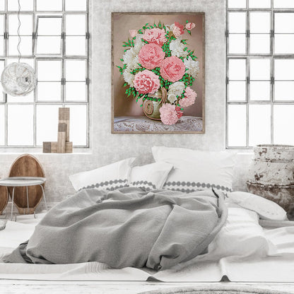 Ornament Vase - Special Shaped Drill Diamond Painting 30*40CM