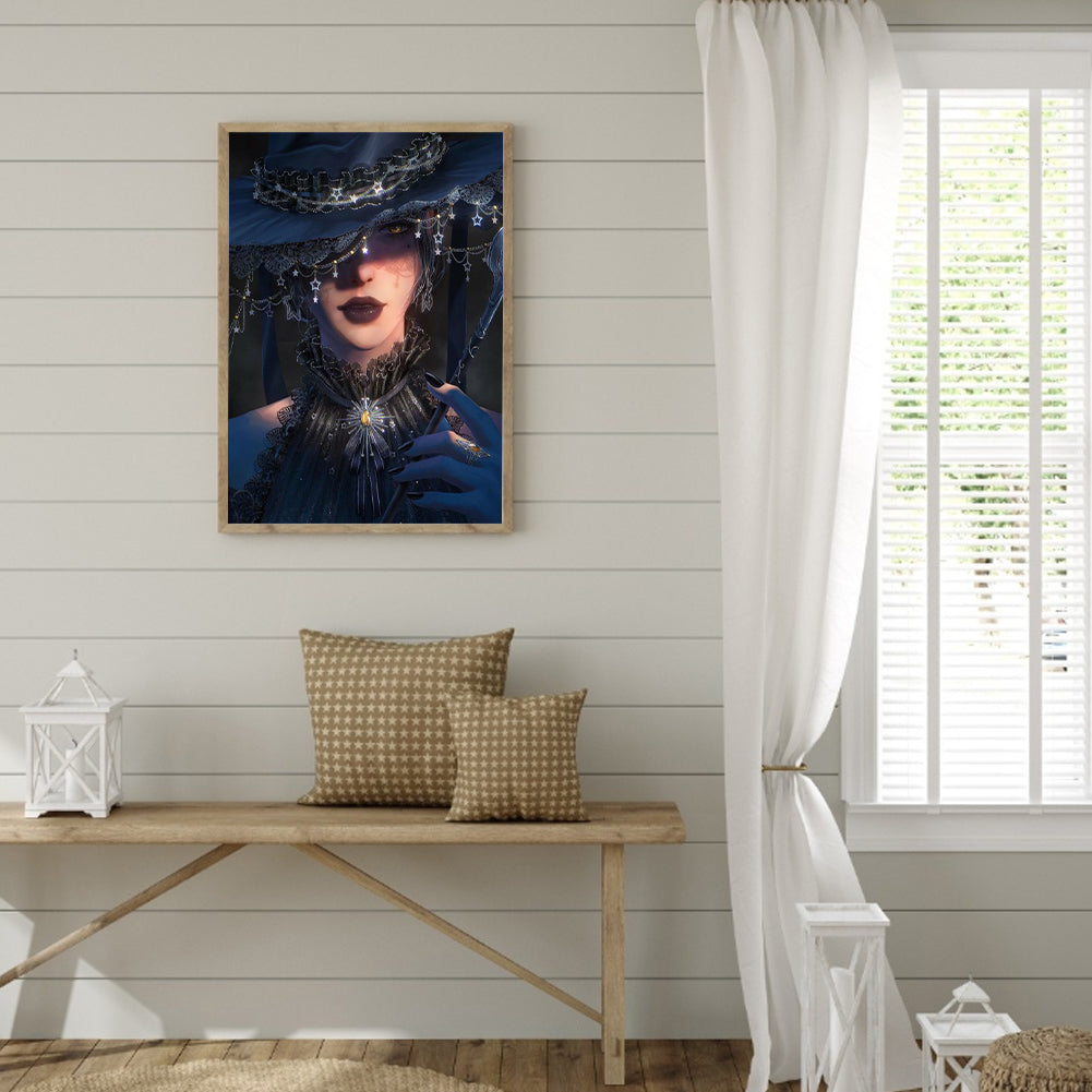 Witch - Full Round Drill Diamond Painting 30*40CM