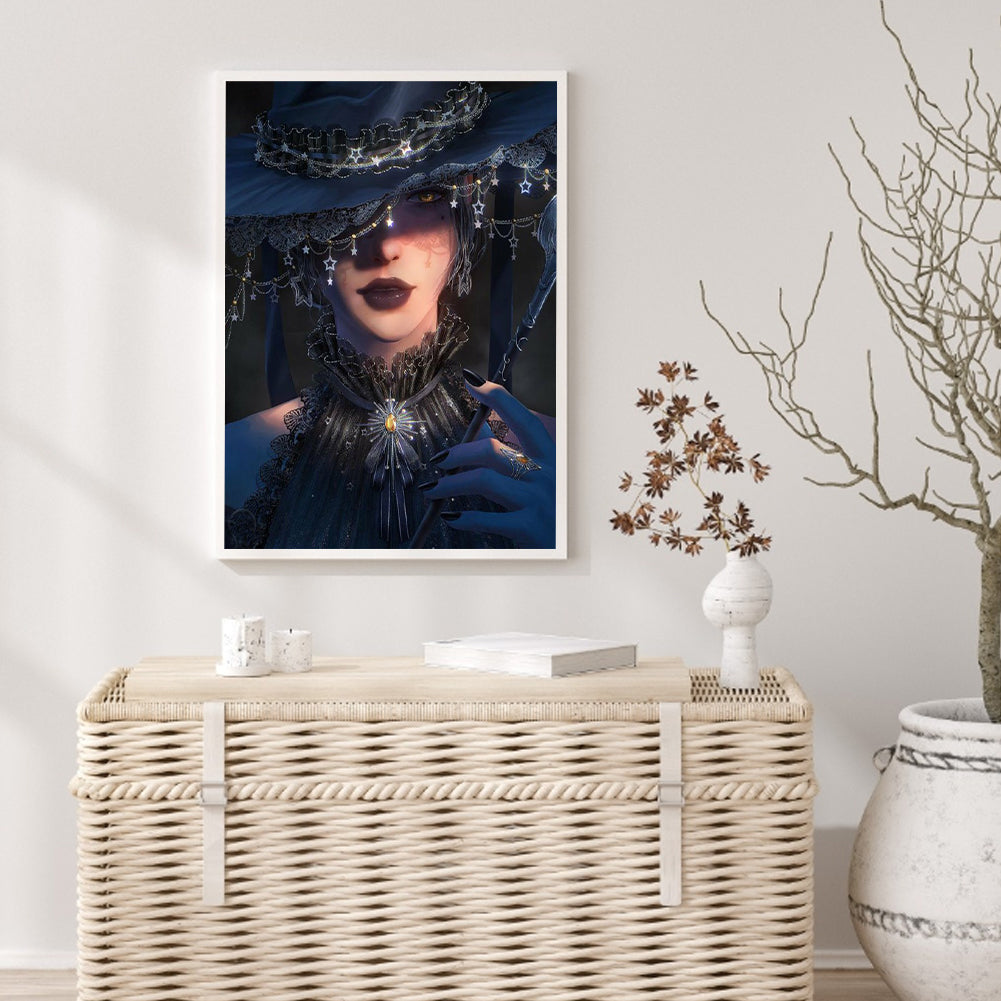 Witch - Full Round Drill Diamond Painting 30*40CM