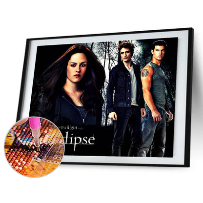 Twilight 3: Eclipse - Full Round Drill Diamond Painting 50*40CM