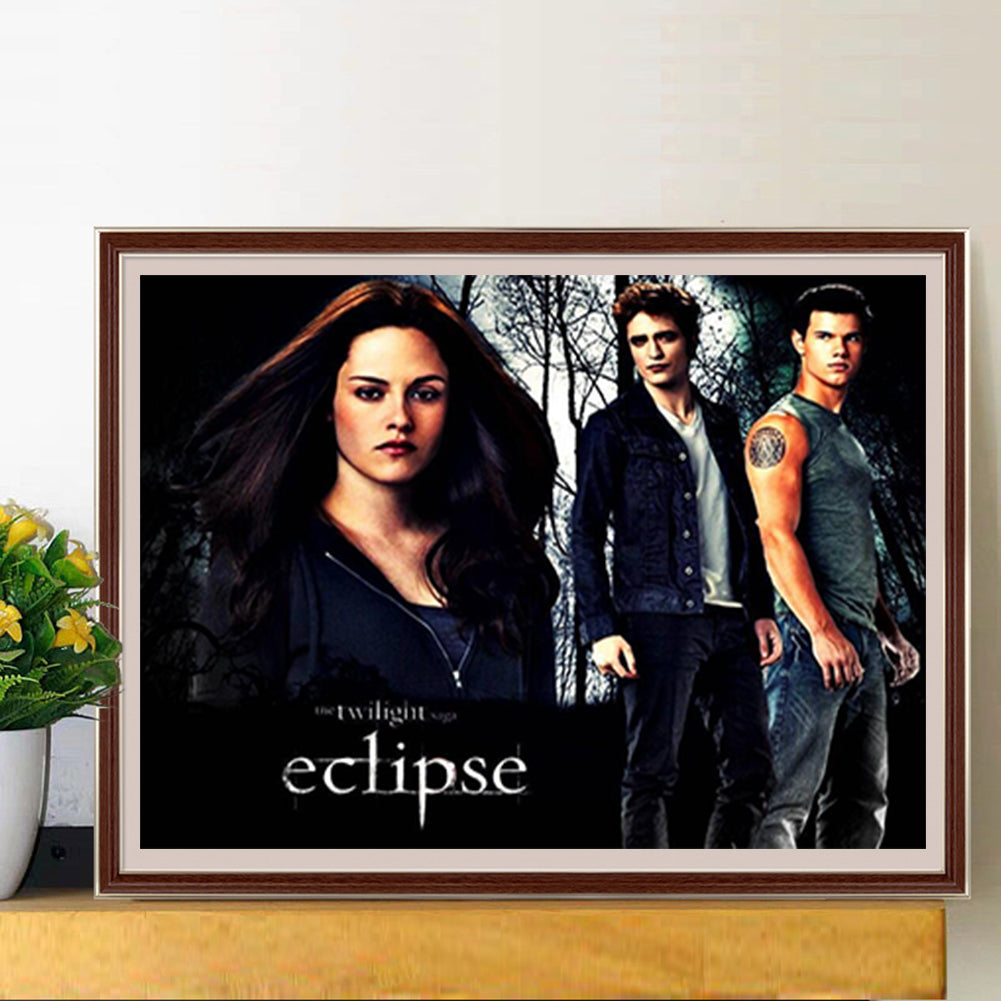 Twilight 3: Eclipse - Full Round Drill Diamond Painting 50*40CM