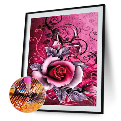 Vintage Rose - Full Round Drill Diamond Painting 40*50CM