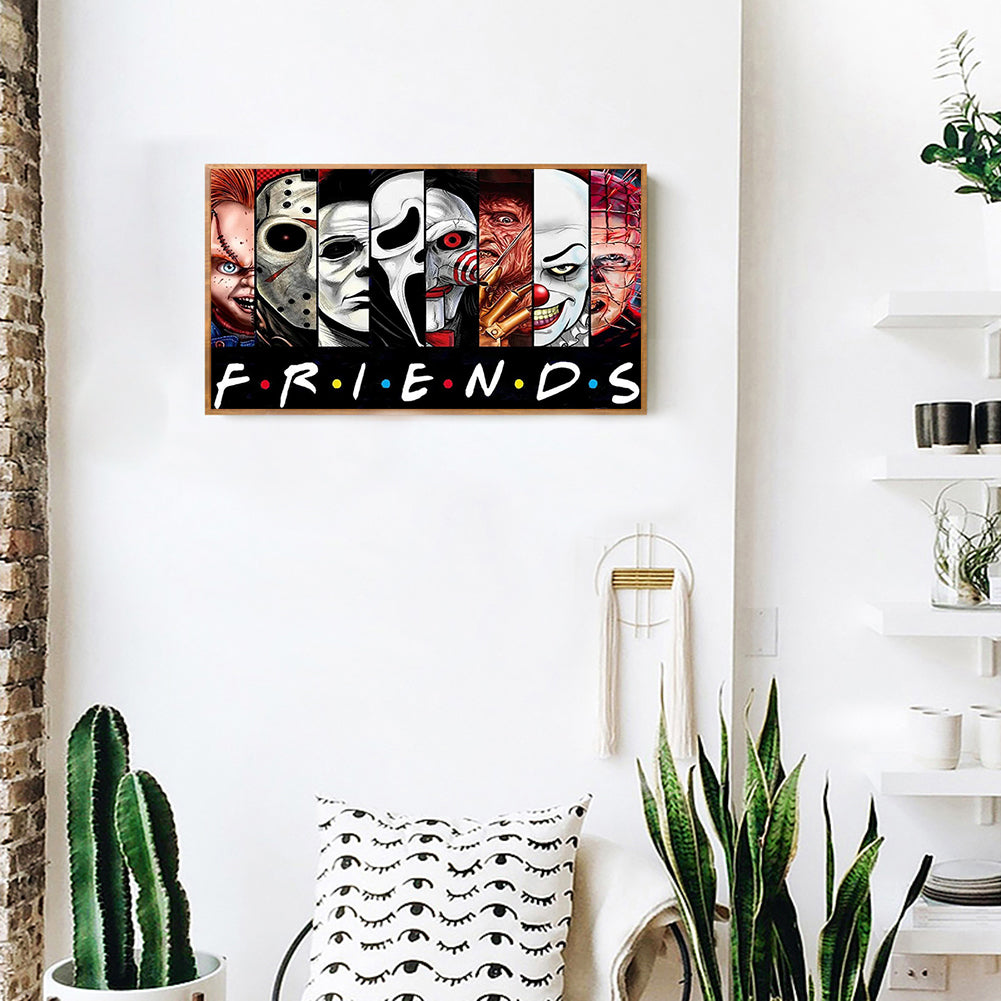 Horror Movie - Full Square Drill Diamond Painting 55*35CM