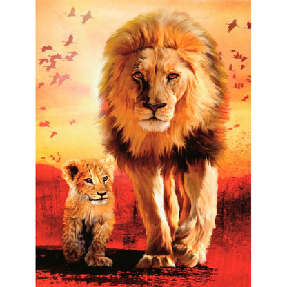 Lion King - Full Square Drill Diamond Painting 50*60CM