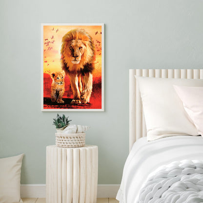 Lion King - Full Square Drill Diamond Painting 50*60CM