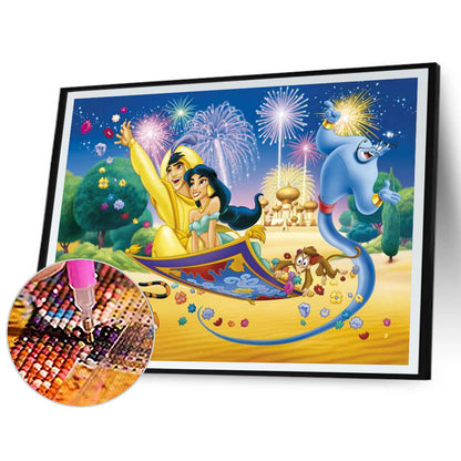 Aladdin - Full Round Drill Diamond Painting 40*30CM