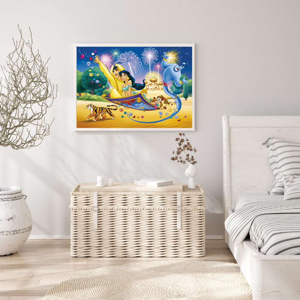 Aladdin - Full Round Drill Diamond Painting 40*30CM