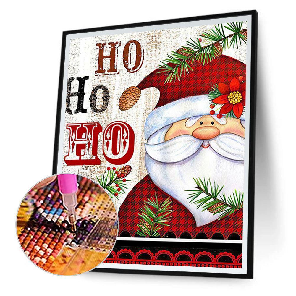 Santa Claus - Full Round Drill Diamond Painting 40*50CM