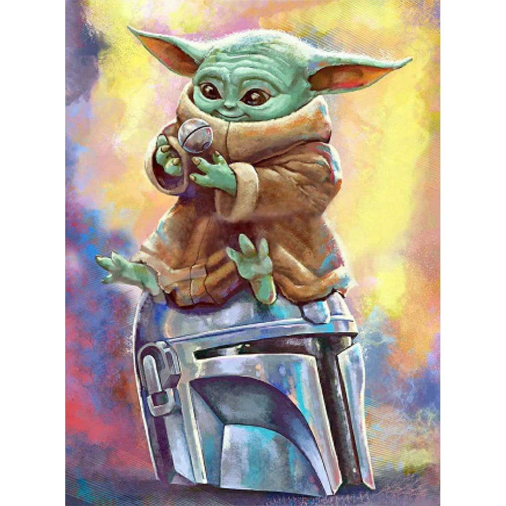 Yoda - Full Round Drill Diamond Painting 40*50CM