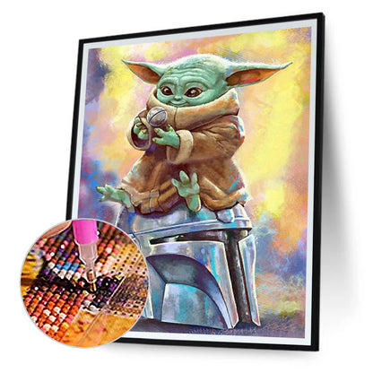 Yoda - Full Round Drill Diamond Painting 40*50CM