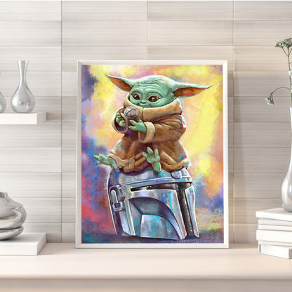 Yoda - Full Round Drill Diamond Painting 40*50CM