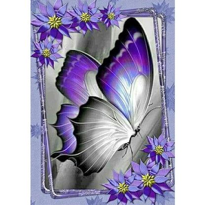 Butterfly - Full Round Drill Diamond Painting 40*50CM