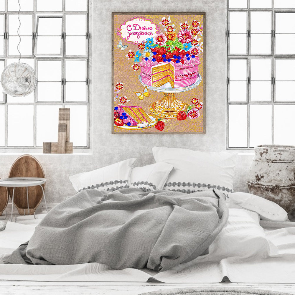 Exquisite Afternoon Tea - Special Shaped Drill Diamond Painting 30*40CM