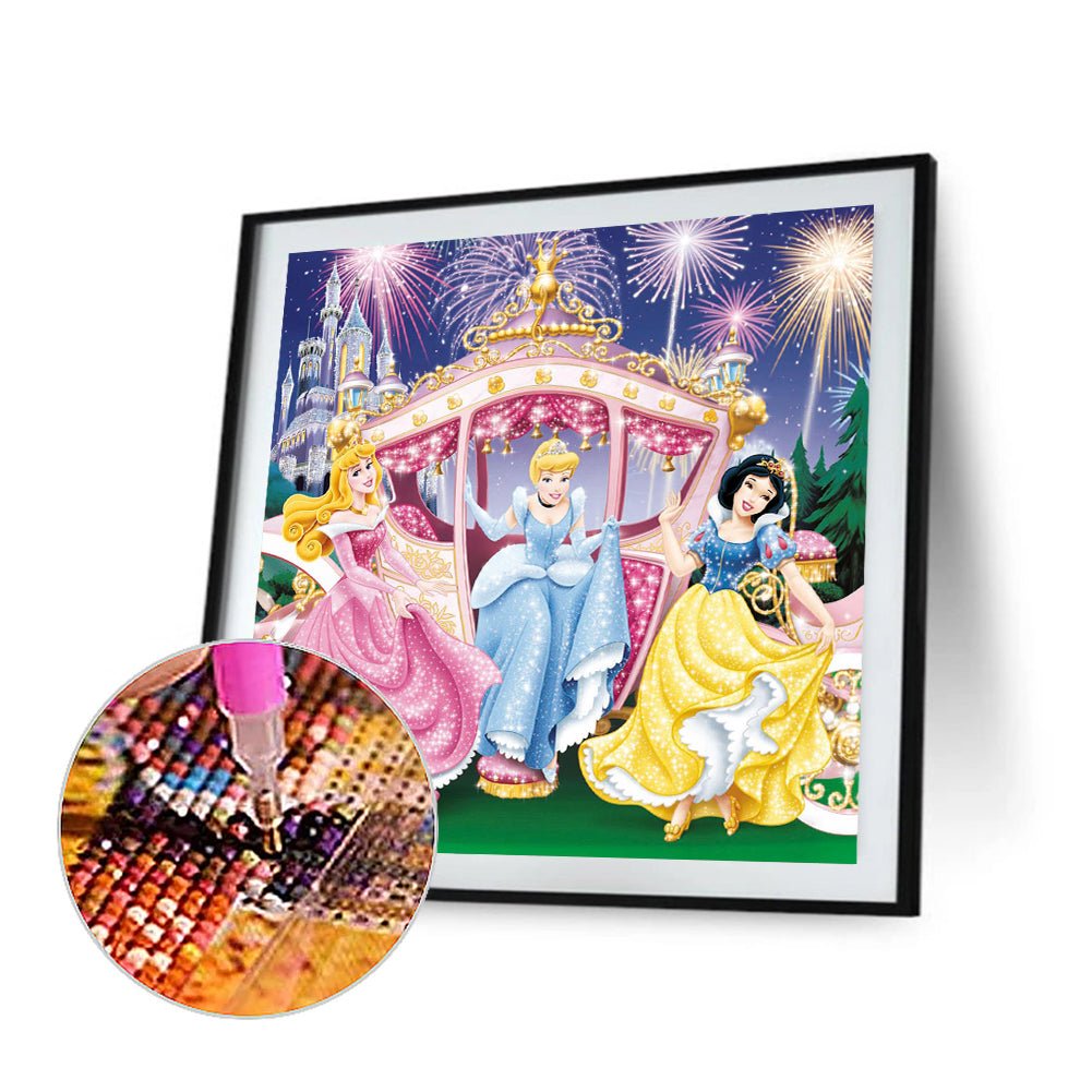 Disney Princess - Full Round Drill Diamond Painting 30*30CM