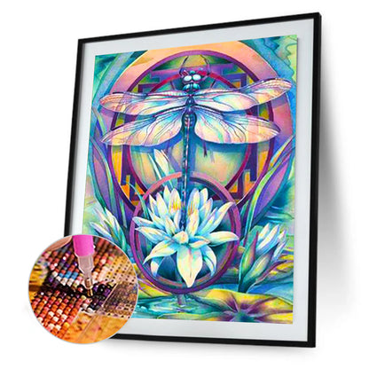 Dragonfly - Full Round Drill Diamond Painting 40*50CM