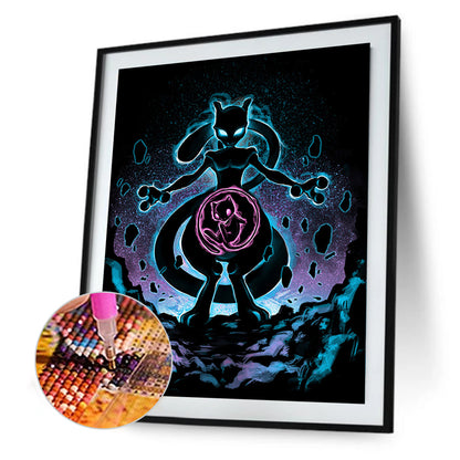 Pokemon Silhouette - Full Round Drill Diamond Painting 50*60CM