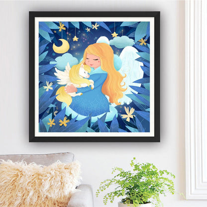 Little Mermaid - Full Round Drill Diamond Painting 40*40CM