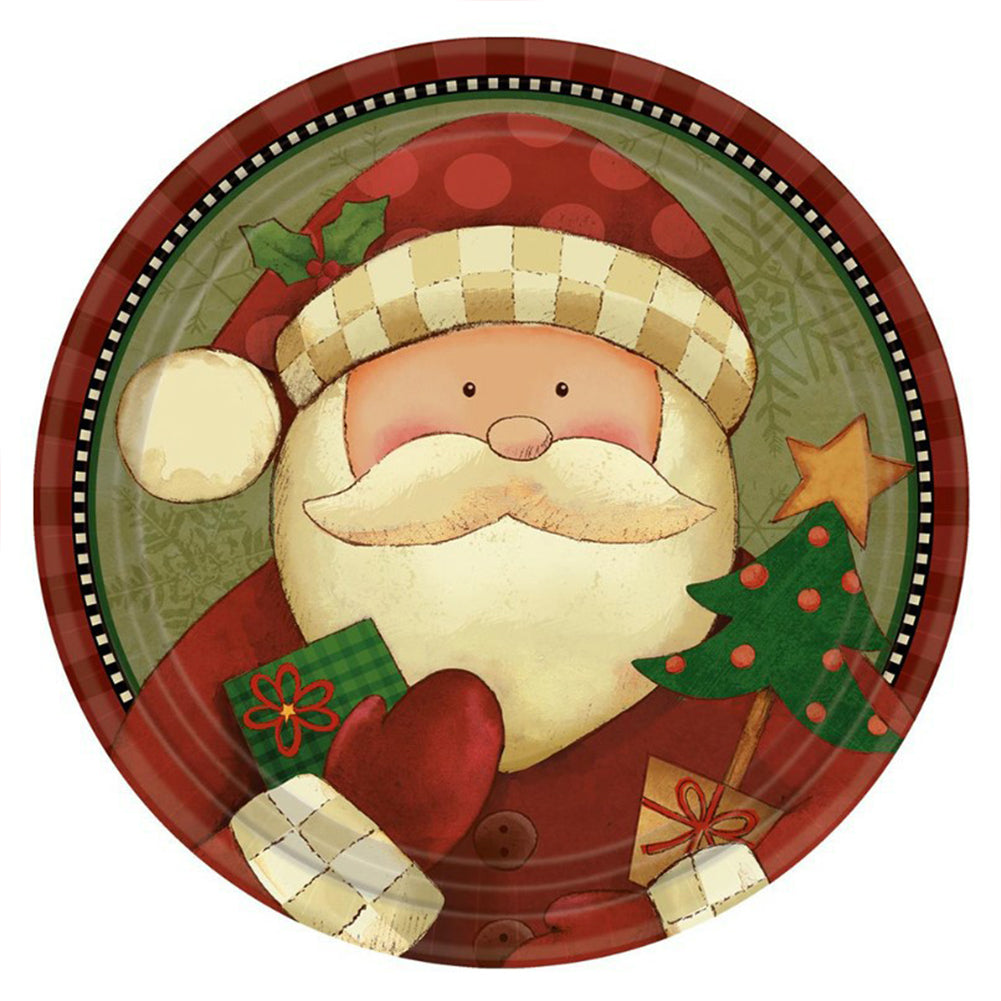 Santa Ring - Full Round Drill Diamond Painting 30*30CM