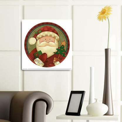 Santa Ring - Full Round Drill Diamond Painting 30*30CM