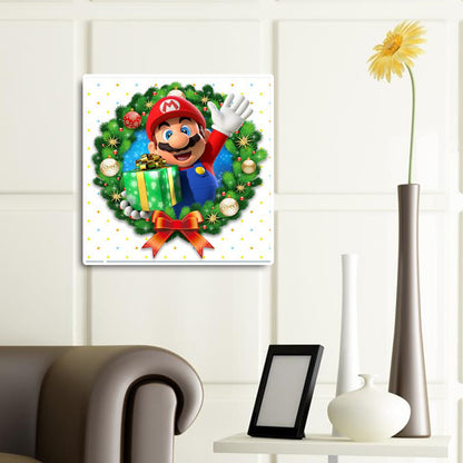 Mario Circle - Full Round Drill Diamond Painting 30*30CM