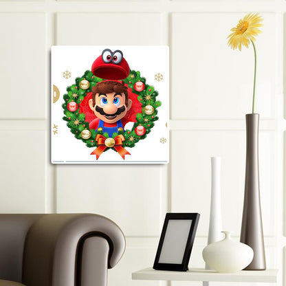 Mario Circle - Full Round Drill Diamond Painting 30*30CM