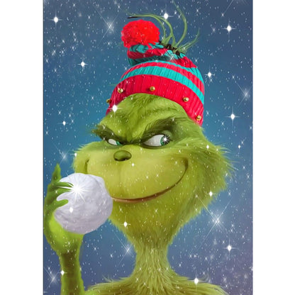 Grinch - Full Round Drill Diamond Painting 30*40CM