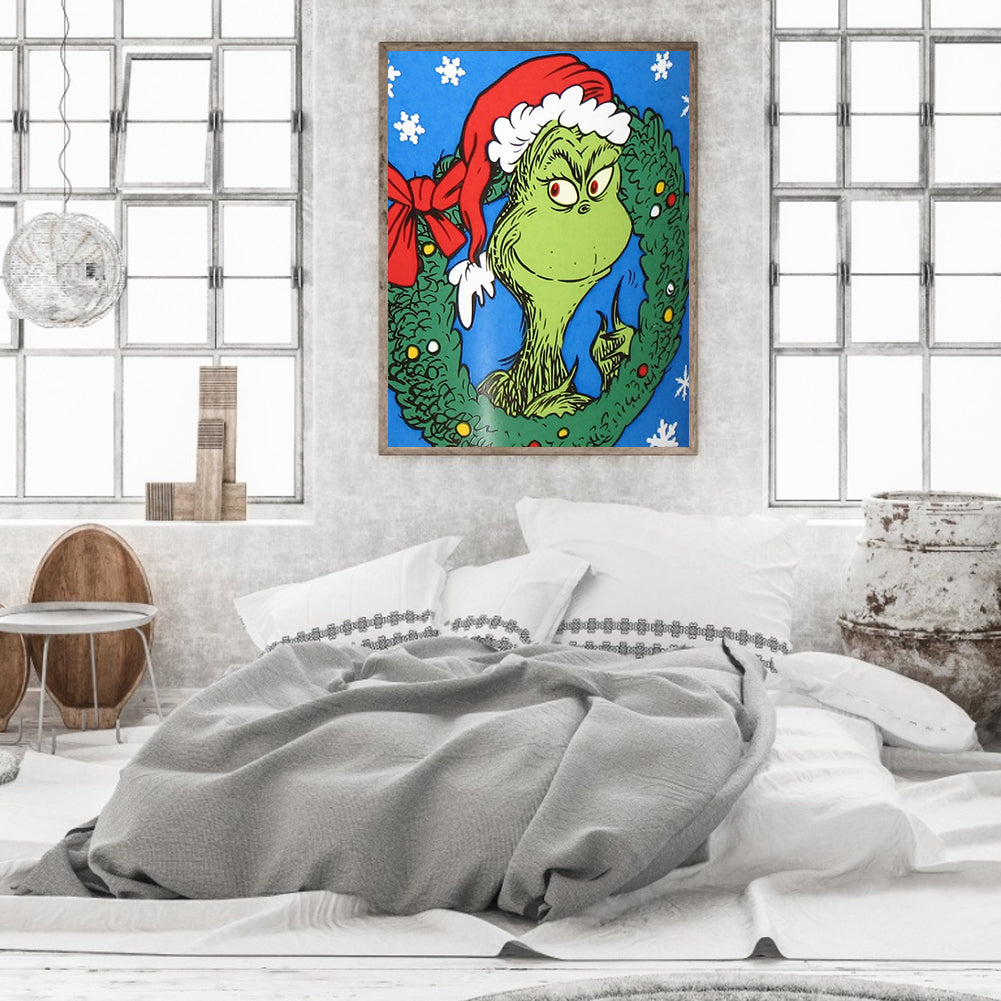 Grinch - Full Round Drill Diamond Painting 30*40CM