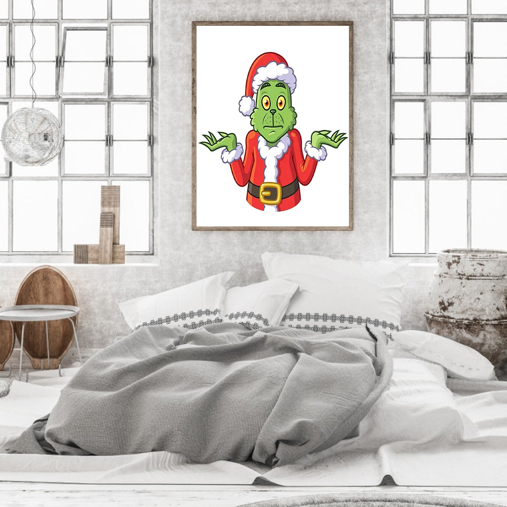 Grinch - Full Round Drill Diamond Painting 30*40CM