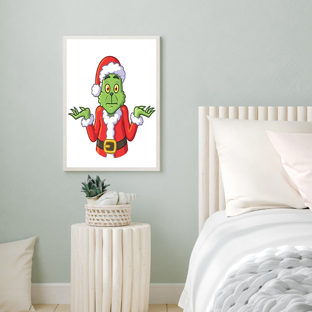 Grinch - Full Round Drill Diamond Painting 30*40CM