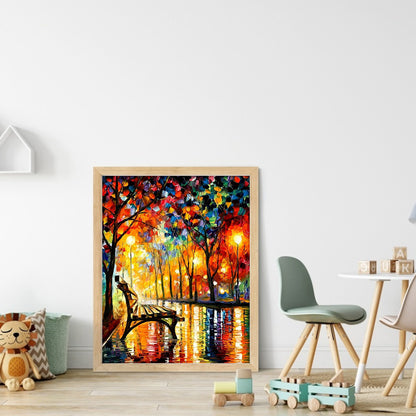 Dream Street - Full Round Drill Diamond Painting 40*50CM