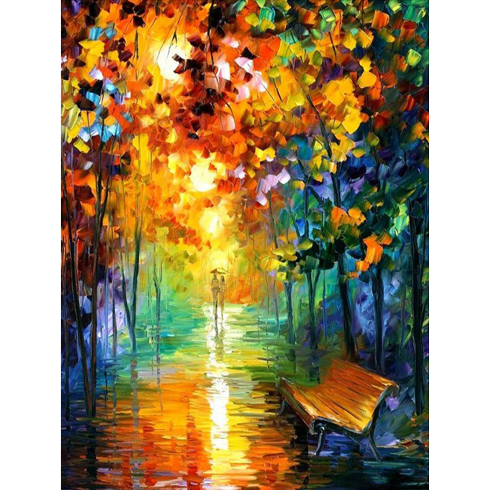 Dream Street - Full Round Drill Diamond Painting 40*50CM