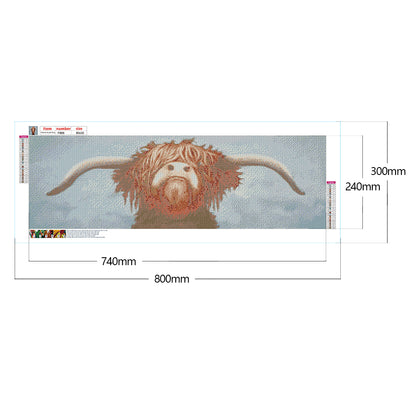 Yak - Full Square Drill Diamond Painting 80*30CM
