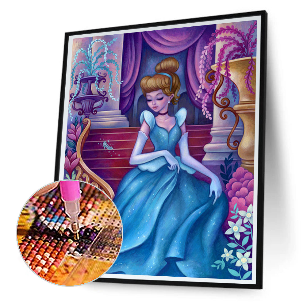 Cinderella - Full Round Drill Diamond Painting 30*40CM