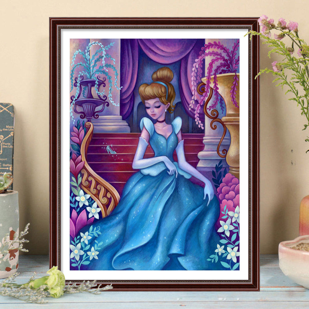 Cinderella - Full Round Drill Diamond Painting 30*40CM