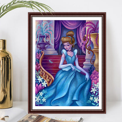 Cinderella - Full Round Drill Diamond Painting 30*40CM