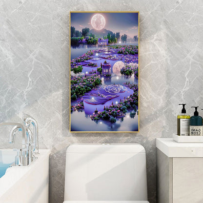 Garden Villa - Full Round Drill Diamond Painting 40*60CM