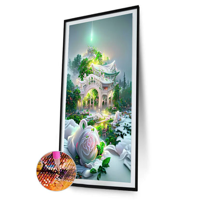 Garden Villa - Full Round Drill Diamond Painting 40*60CM