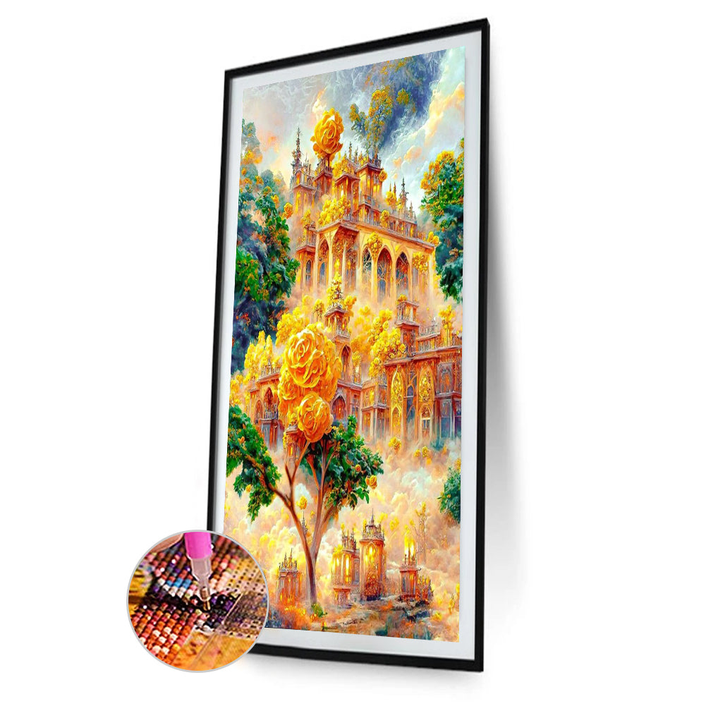 Garden Villa - Full Round Drill Diamond Painting 40*60CM