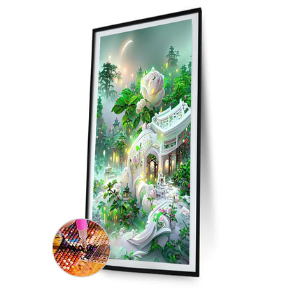 Garden Villa - Full Round Drill Diamond Painting 40*60CM