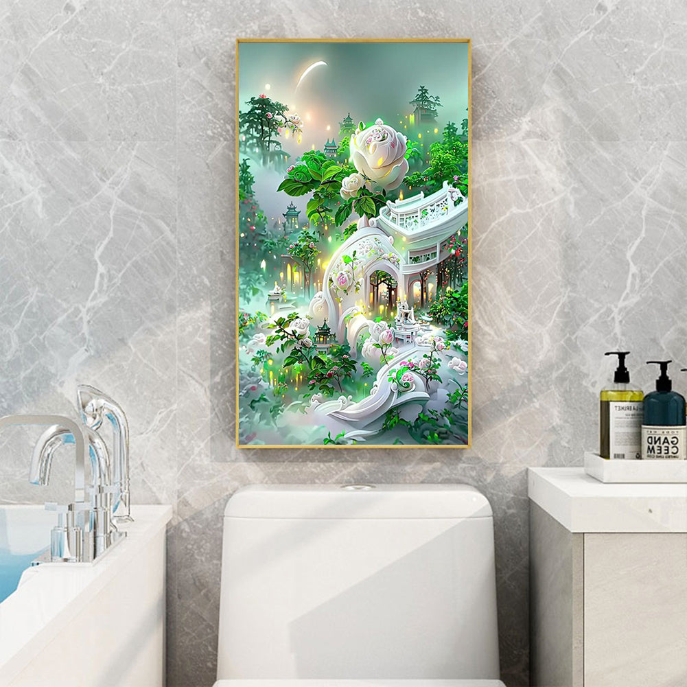 Garden Villa - Full Round Drill Diamond Painting 40*60CM