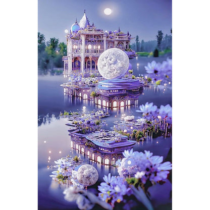 Garden Villa - Full Round Drill Diamond Painting 40*60CM