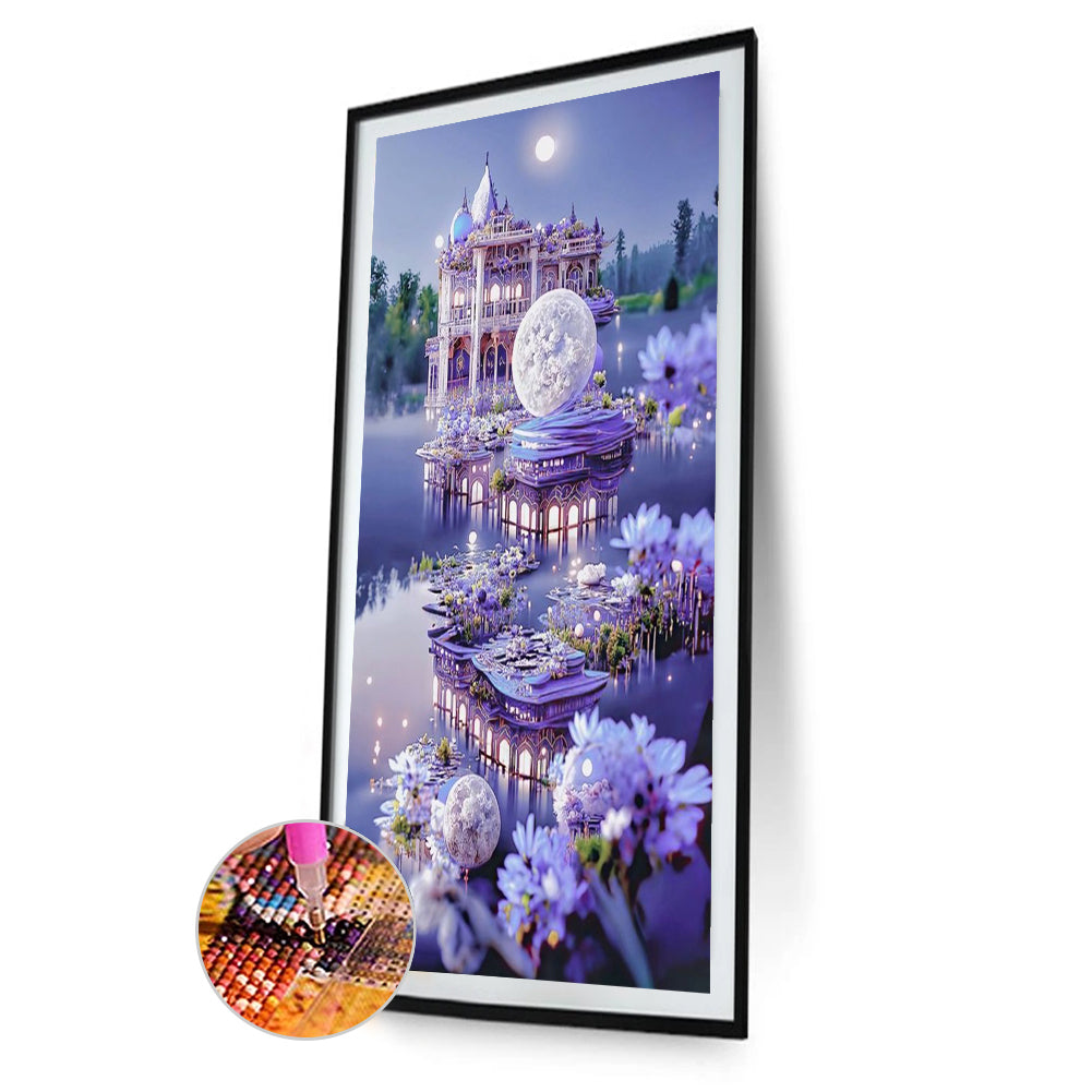 Garden Villa - Full Round Drill Diamond Painting 40*60CM