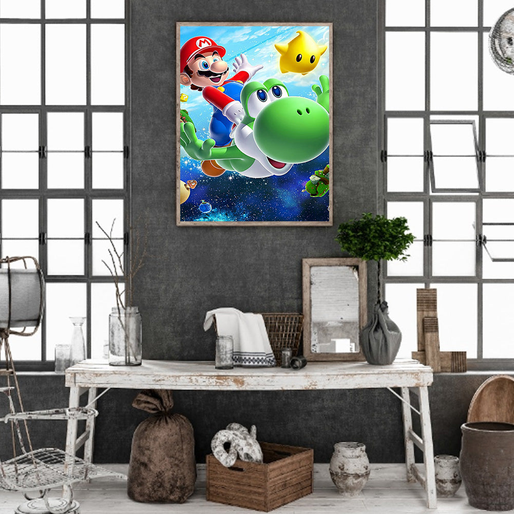 Mario - Full Round Drill Diamond Painting 40*50CM
