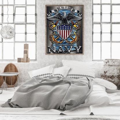 Us Army Eagle - Full Square Drill Diamond Painting 30*40CM