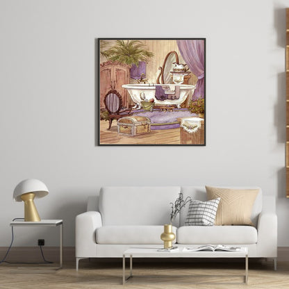 Tub - Full Square Drill Diamond Painting 30*30CM