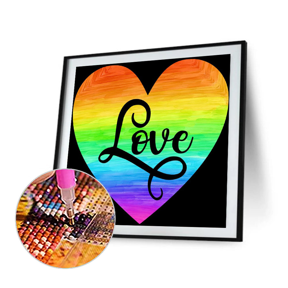 Love Color Love - Full Square Drill Diamond Painting 30*30CM
