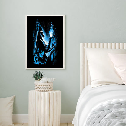 Hades Silhouette - Full Round Drill Diamond Painting 50*60CM