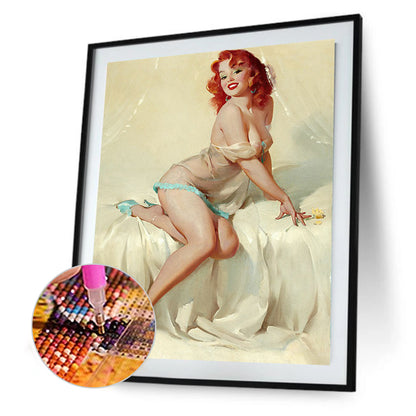 Sexy Girl - Full Round Drill Diamond Painting 40*50CM